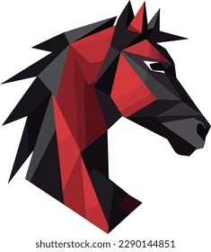 horse mascot stock illustrations and vector graphics logo style Horse Head Mascot Vector