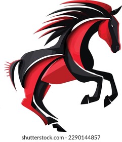 horse mascot stock illustrations and vector graphics logo style Horse Head Mascot Vector