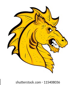 Horse Mascot tattoo Vector