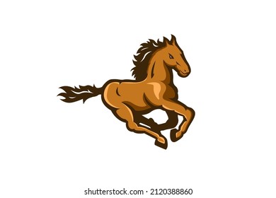 horse mascot vector illustration image