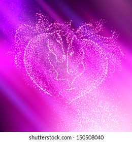 Horse New Year 2014 - vector illustration