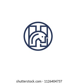 horse on circle logo
