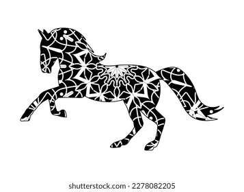 Cone Do Cavalo Preto Da Peça Do Xadrez Do Sinal. Royalty Free SVG,  Cliparts, Vetores, e Ilustrações Stock. Image 149445745