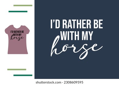 horse owner t shirt design