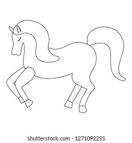 horse pattern hand drawing vector art seamless pattern
