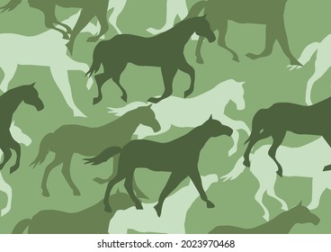 horse pattern, seamless horse abstract background