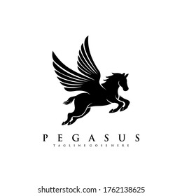 Horse Pegasus Logo Design Template5