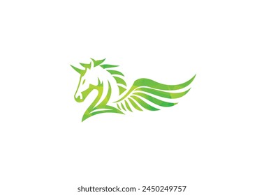 Horse Pegasus Logo - Unicorn Vector