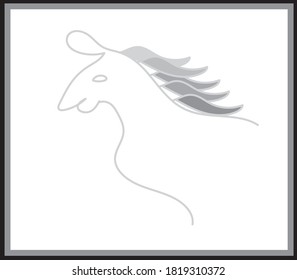 HORSEBILDDESIGN MIT HINTERHINTERGRUND