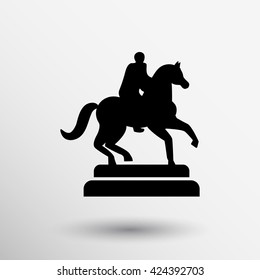 Horse race Derby Equestrian sport Award Cup Stretches icon logo.