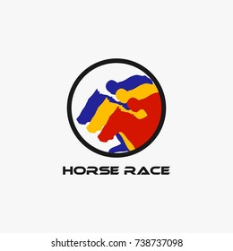 horse race logo
