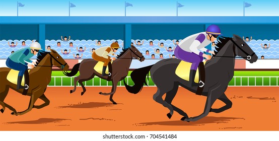 horse race in racecourse