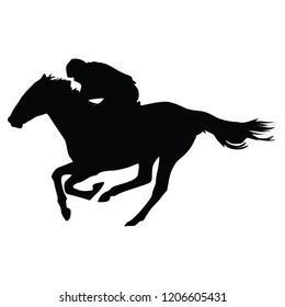 Horse , Horse race, vector