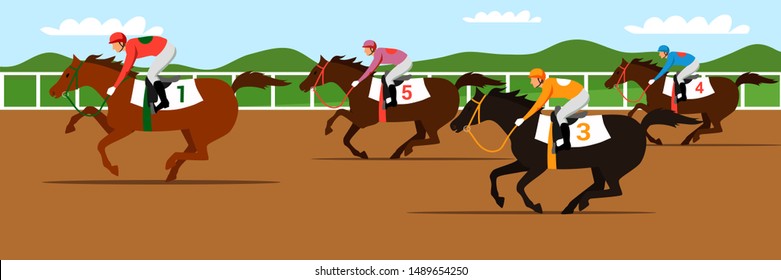 Cartoon Horse Racing - Carinewbi