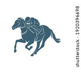 Horse racing design vector illustration, Creative Horse race logo design concepts template, icon symbol