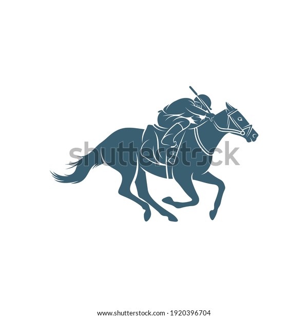 Horse Racing Design Vector Illustration Creative Stock Vector (Royalty ...