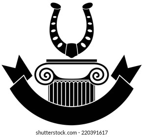 Horse racing. Logo