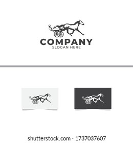 Horse Racing Logo Design Vector Template