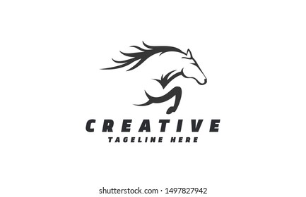 Horse Racing Logo. Vector file