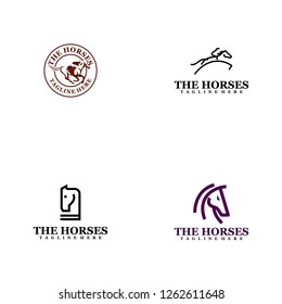 Horse Racing logotype templates