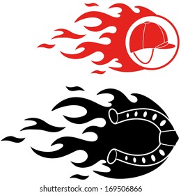 Horse racing. Vector Illustration