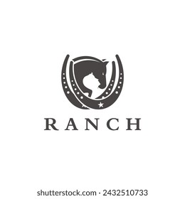 Horse ranch, Farm animal logo inspiration