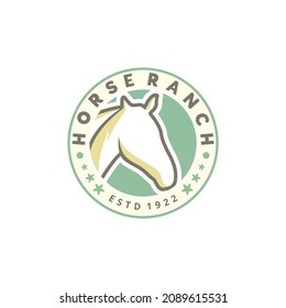 Horse Ranch Stallion Logo design