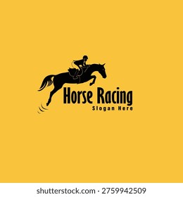 Horse Rasing Vector Logo Design