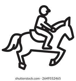 horse Ride icon vector illustration isolated sign