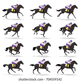 Horse Rider run cycle