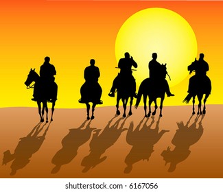 horse riders