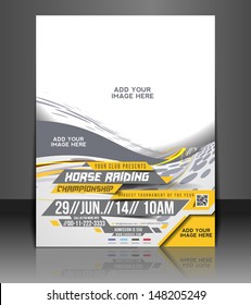 Horse Riding Flyer & Poster Template