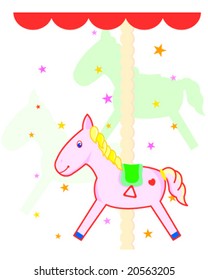 horse riding in play ground