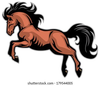 Horse Run Mascot