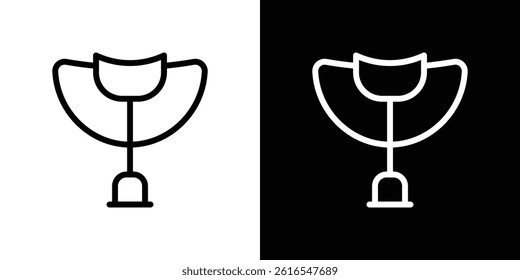 Horse saddle icon icons and symbol set. trendy illustration