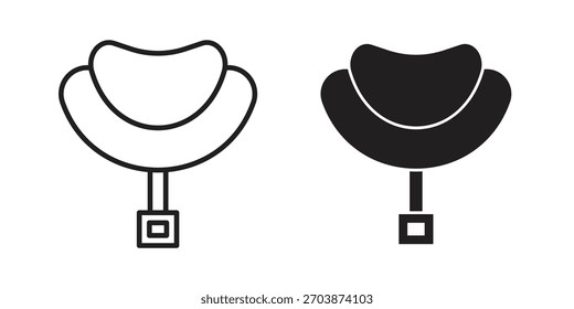 Icono de la silla de montar del caballo para el Diseño web, App móviles