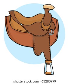 Horse Saddle Illustration