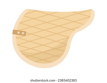 Horse Saddle Pad Vector Illustration