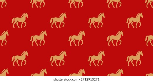 Patrón de dibujos animados sin fisuras de caballo para Fondo de pantalla o elemento de diseño.	