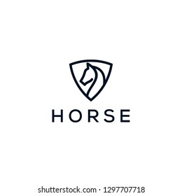 Horse Shield Logo Design