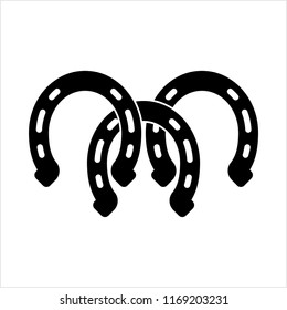Horse Shoe Icon Vector Art Illustration