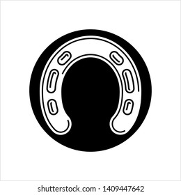 Horse Shoe Icon Vector Art Illustration