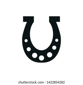 Horse shoe icon vector design illustration