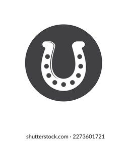 horse shoe icon vector element design template web