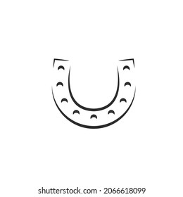 horse shoe  icon vector illustration design