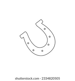 horse shoe vector type icon