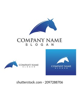 Horse shoes black logo and symbols vector 