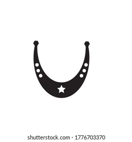 icono de zapatos de caballo icono de diseño vectorial plantilla de ilustración