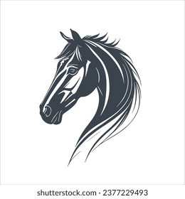 Horse Sign Concept Design Stock Illustration