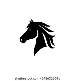 Horse silhouette design vector eps